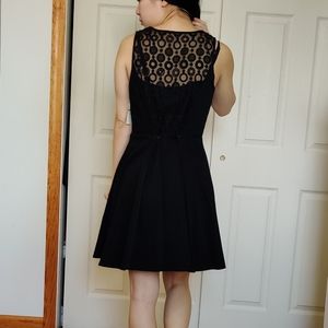 Jessica Simpson Embroidered Back Jacquard Dress